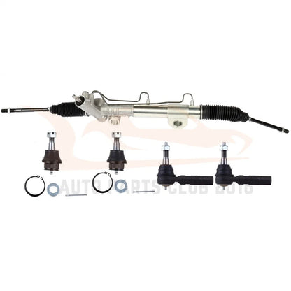 Power Steering Rack + Outer Tie Rod End Link + Lower Ball Joint for Dodge Ram 1500 (2002–2008)