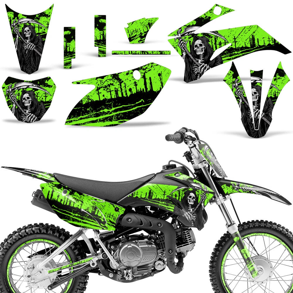 Graphics Decals Stickers + # Plates for Yamaha TTR110 (2008–2024)