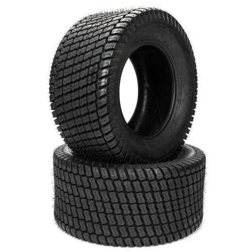 Set of 2 Turf Tires 20x8.00-8 for Lawn Mower (Tubeless, 4 Ply)
