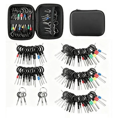 82PCS Wiring Harness Terminal Removal Tool Kit for Automotive Use