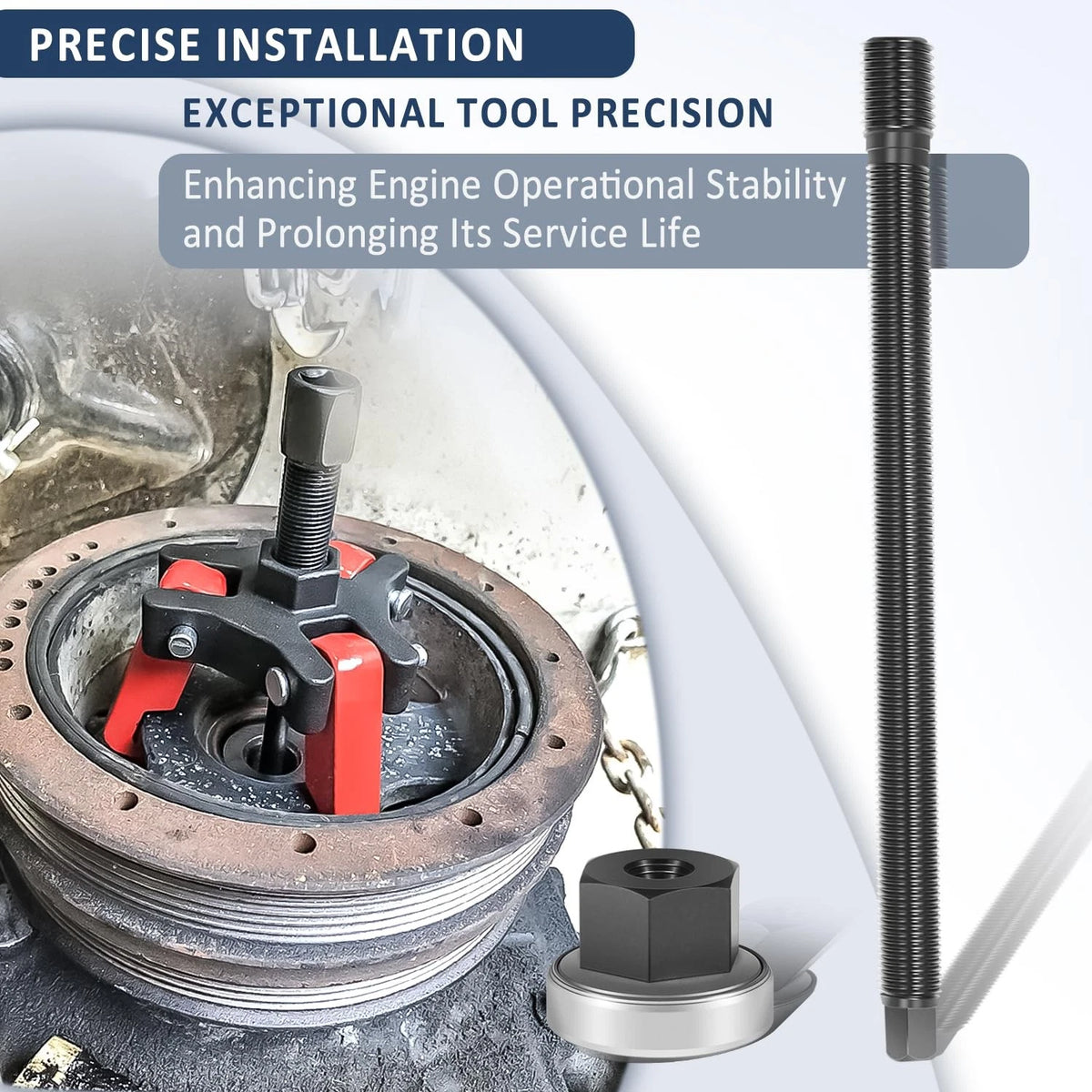 Harmonic Balancer Puller Installer for GM LS LT Series V8 (1997–Present)