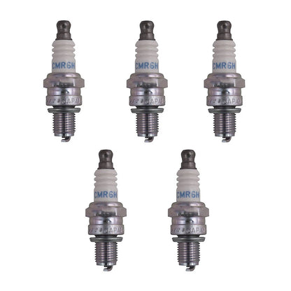 5X Spark Plugs for Husqvarna 531008615, NGK 3365, Champion 965
