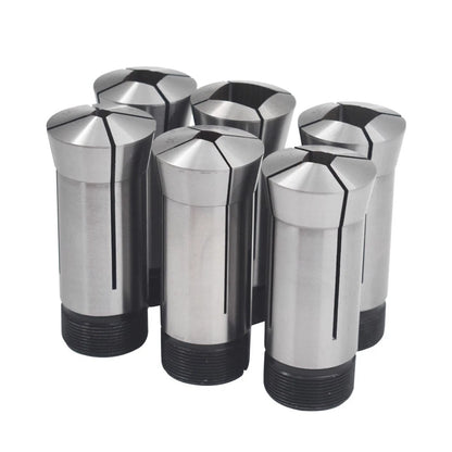 6 Pcs 5C Square Collets Set for Precision Machining (1/4, 5/16, 3/8, 1/2, 5/8, 3/4)