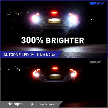 LED 7440 7443 White Blinking Reverse Backup Light Bulb for Honda Acura (–)