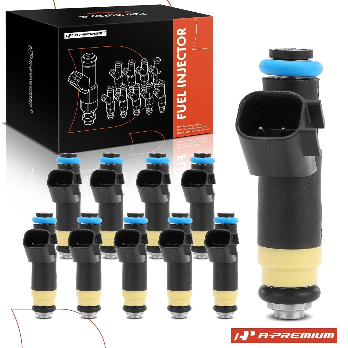 10x Fuel Injector for Dodge Viper (2008–2010, 2015–2017)