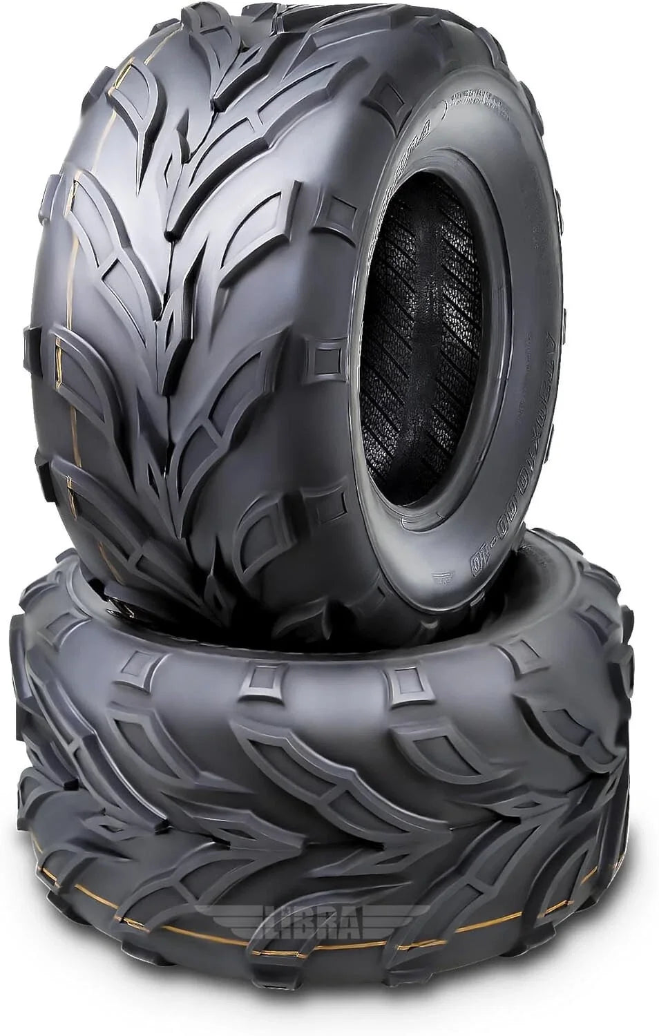 2X WANDA 20x10-10 ATV Rear Tires for Kawasaki KXF250 (1987–1988)