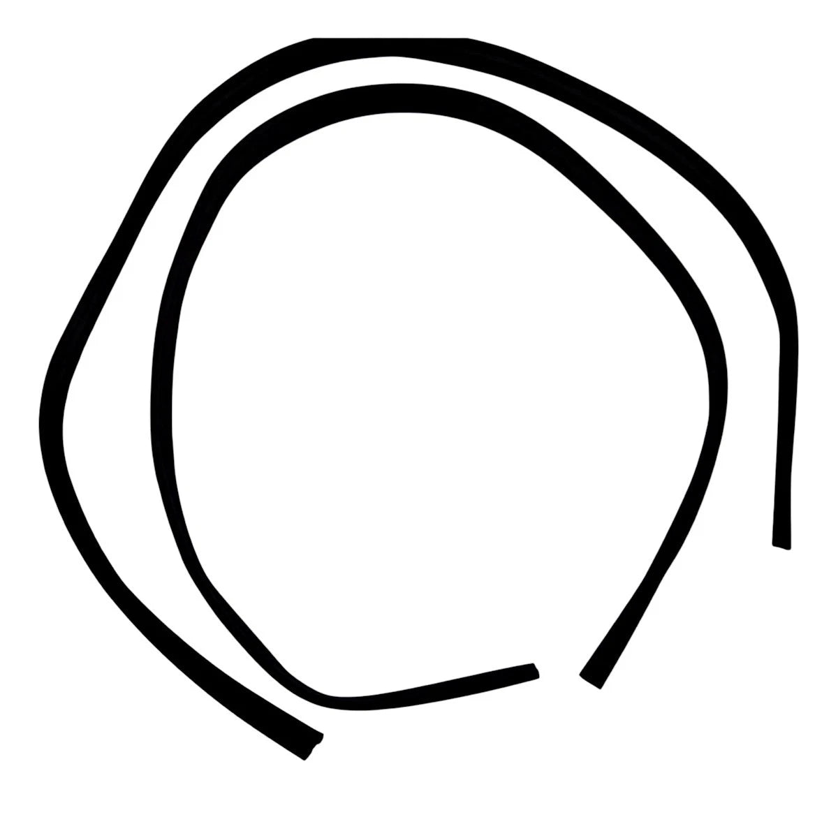 Set of 4 Weatherstrip Seals for Dodge Dakota D150 D250 Ram 50 (1981–1993)