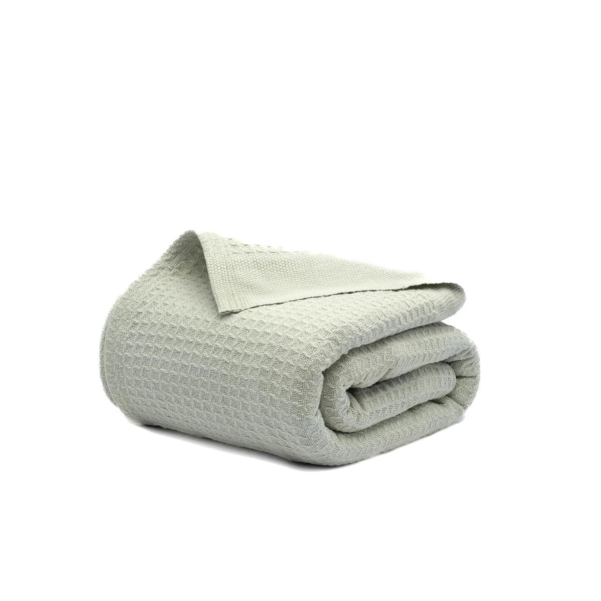 Queen Cotton Waffle Blanket 90x92 Lightweight All Season Throw