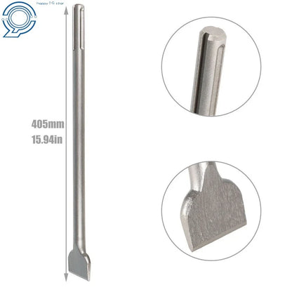 3 Pack SDS Max Bits Set for Long-Point Chisel, Scaling Chisel, Flat Chisel 16"