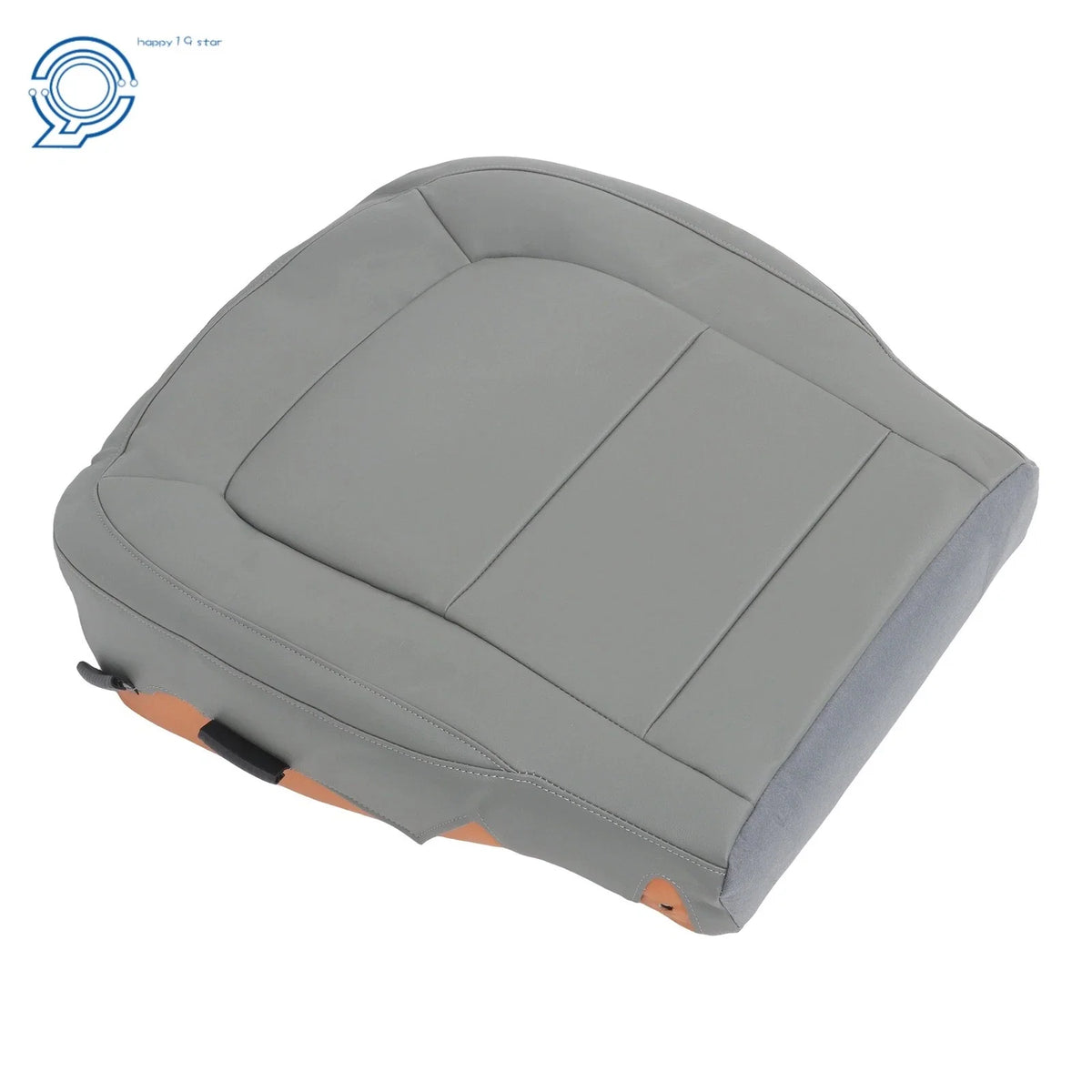 Gray Leather Driver Bottom Seat Cover for Chevy Colorado Canyon (2015–2022)