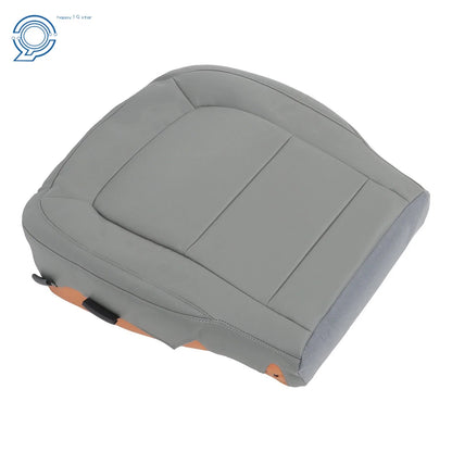 Gray Leather Driver Bottom Seat Cover for Chevy Colorado Canyon (2015–2022)