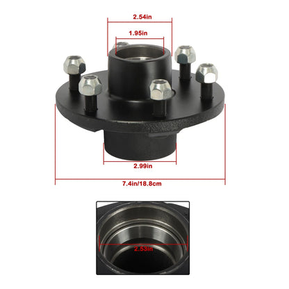 Set of 4 Trailer Wheel Hub Kits for Southwest Wheel (3)