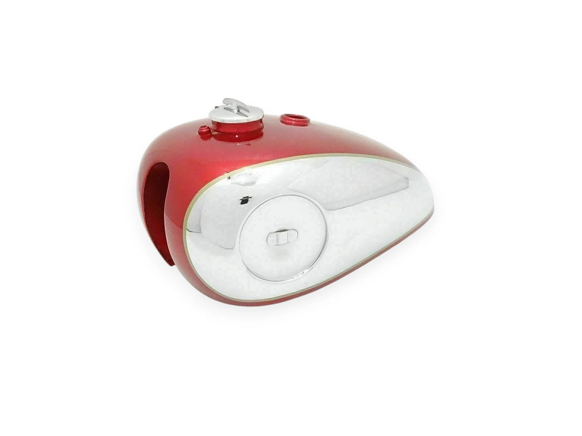 2 Gallon Petrol Tank for BSA Gold Star Scrambles Catalina (1960–1963) Cherry & Chrome