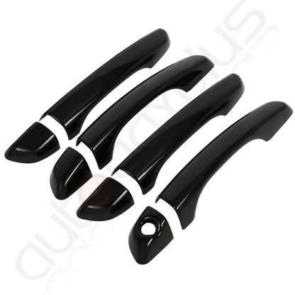 Set of 4 Door Handle Covers for Hyundai Elantra (2017–2020) Glossy Black