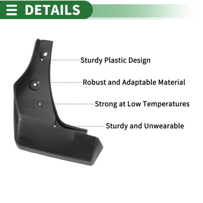 Mud Flaps Splash Guards for Honda Gienia (2016–2019)