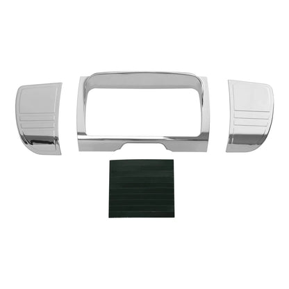 Tri Line Stereo Trim Gauge for Harley Touring Street Electra Glide (2014–2023)