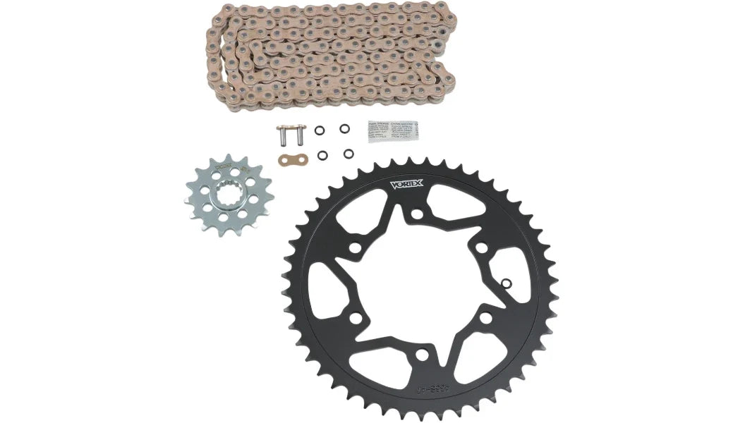 Vortex 520 Gold Chain and Sprocket Kit 15-47 for Yamaha YZF-R6 (2006–2021)
