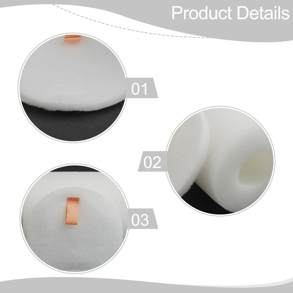 Set of 4 Foam and Felt Filters for Shark R101AE