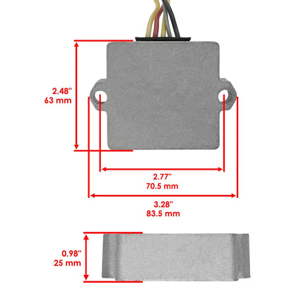 Regulator Rectifier for Mercury Marine Sport Jet 90Hp (1993–1996)