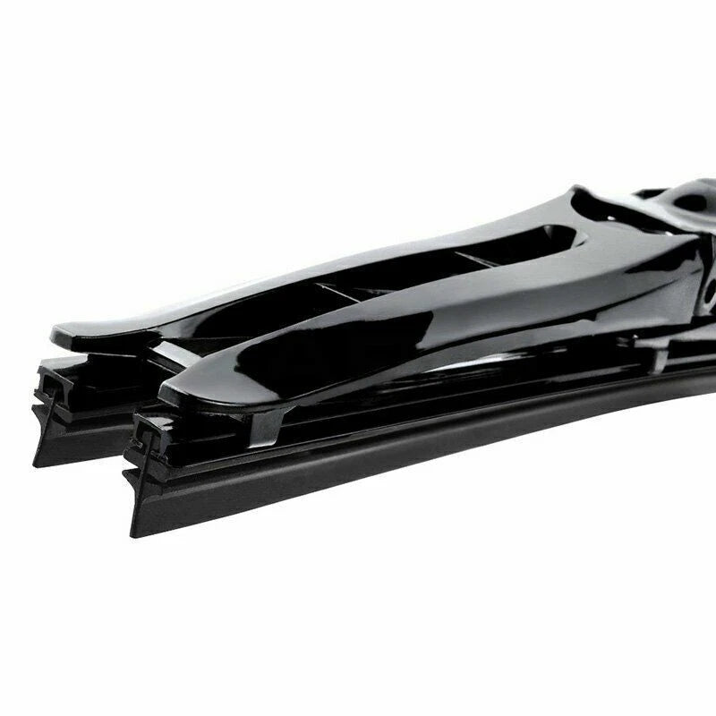 2PC Set of 16" Black Double Dual Blade Windshield Wipers for Universal (660)