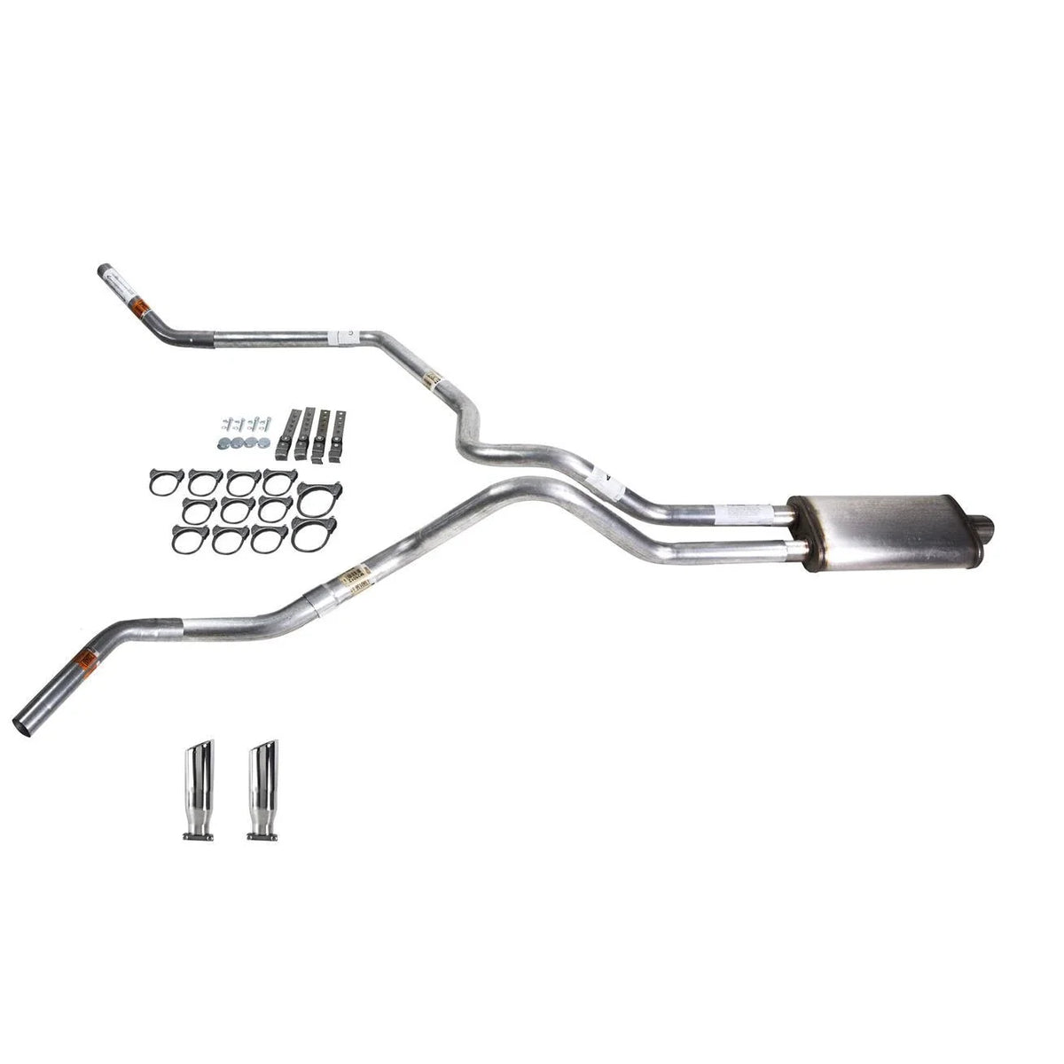 Dual Exhaust 2.5" Stainless Muffler Pipe for F150 (1998–2004)