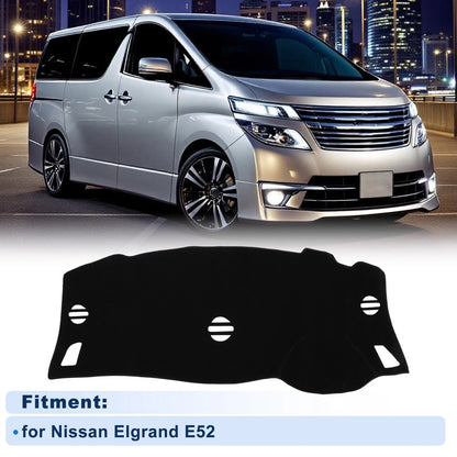Dash Cover for Nissan Elgrand E52 (2010–2014) Polyester Black