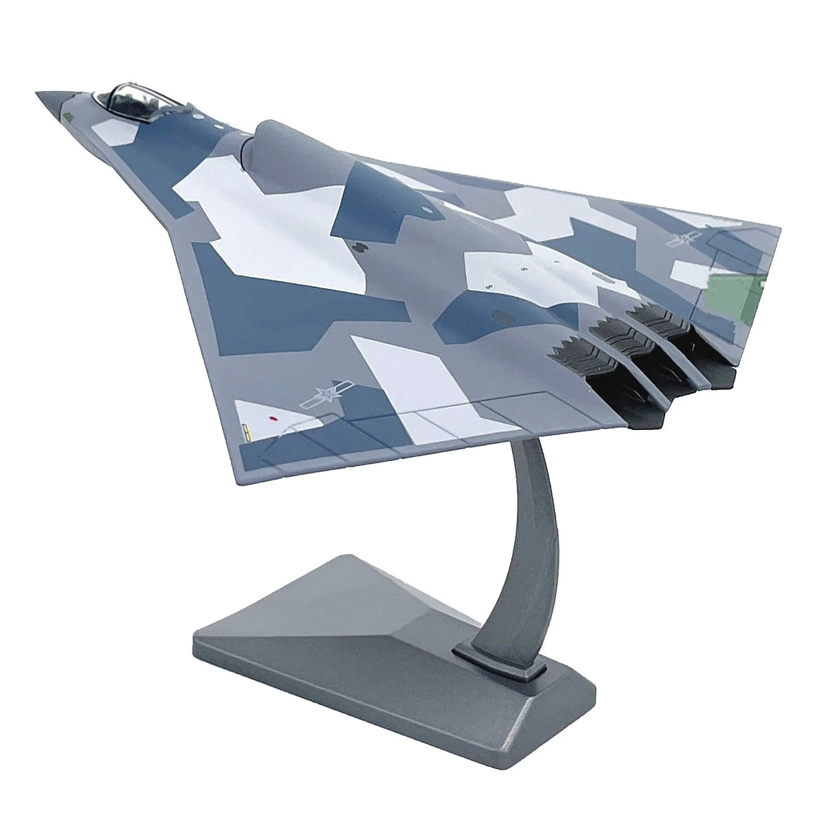 1/144 China Air Force J-36 Fighter Jet Model with Stand