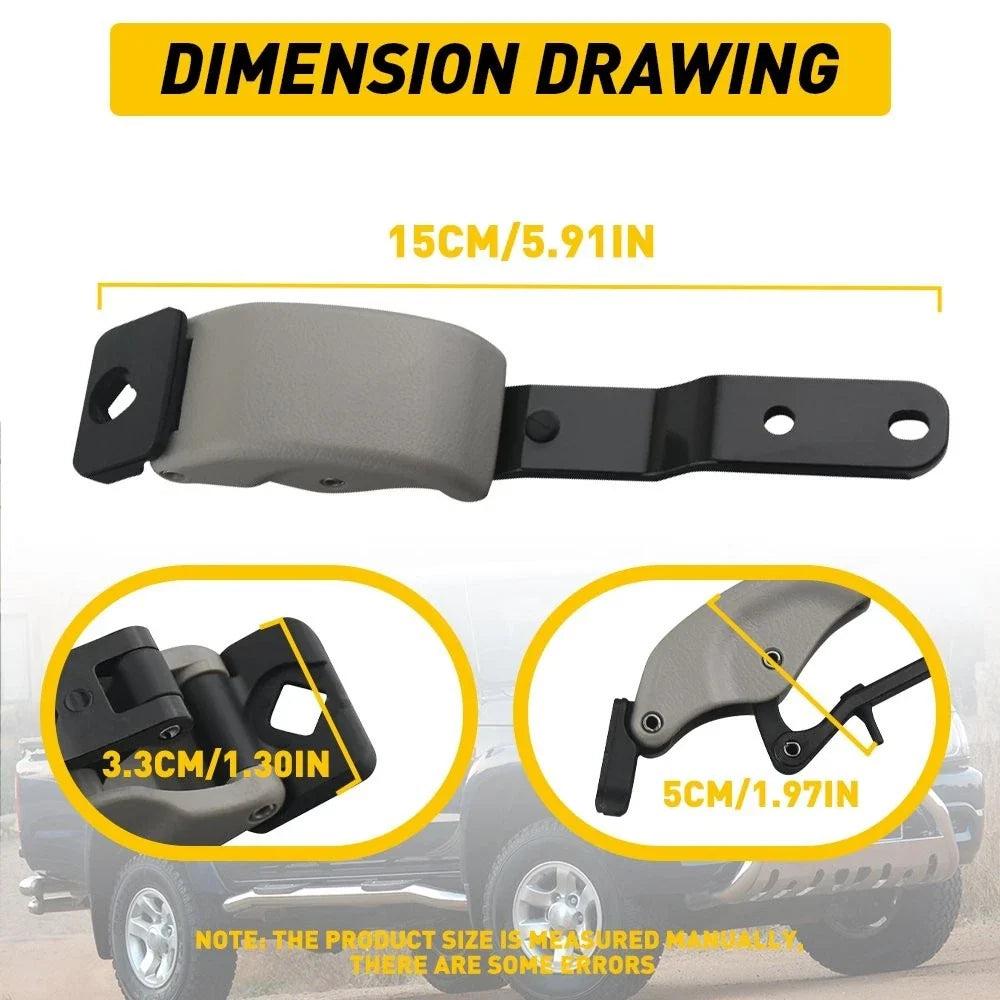 Set of 2 Rear Cab Quarter Windows Latch Lock for Toyota Hilux (1997–2004)