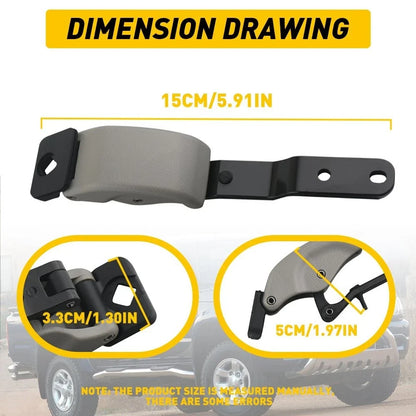 Set of 2 Rear Cab Quarter Windows Latch Lock for Toyota Hilux (1997–2004)