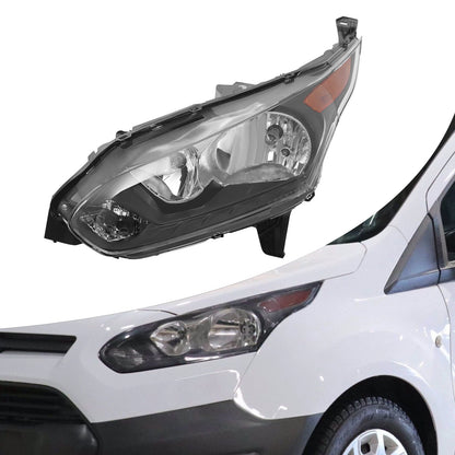 Headlight Halogen Left Side for Ford Transit Connect (2014–2018) FO2502327, DT1Z13008P