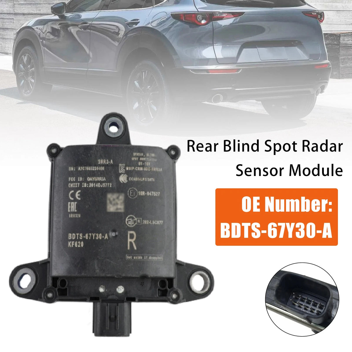 Rear Blind Spot Radar Sensor Module BDTS-67Y30-A for Mazda CX-30 (2020–2023)
