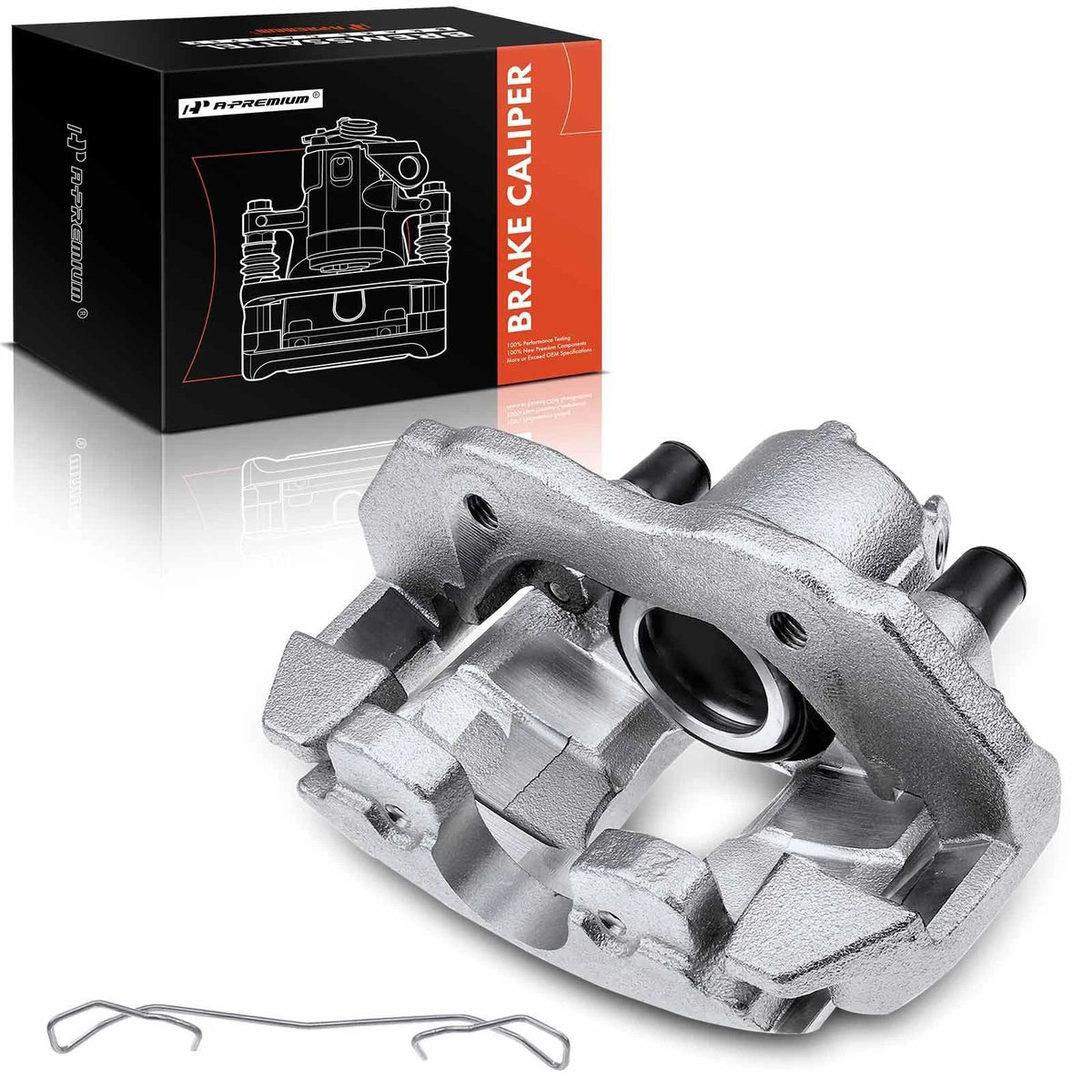 Front Right Brake Caliper w/Bracket for Ford Transit Connect (2010–2013) 7T1Z2B120A, 7T1Z2B120AA, 18-B5261