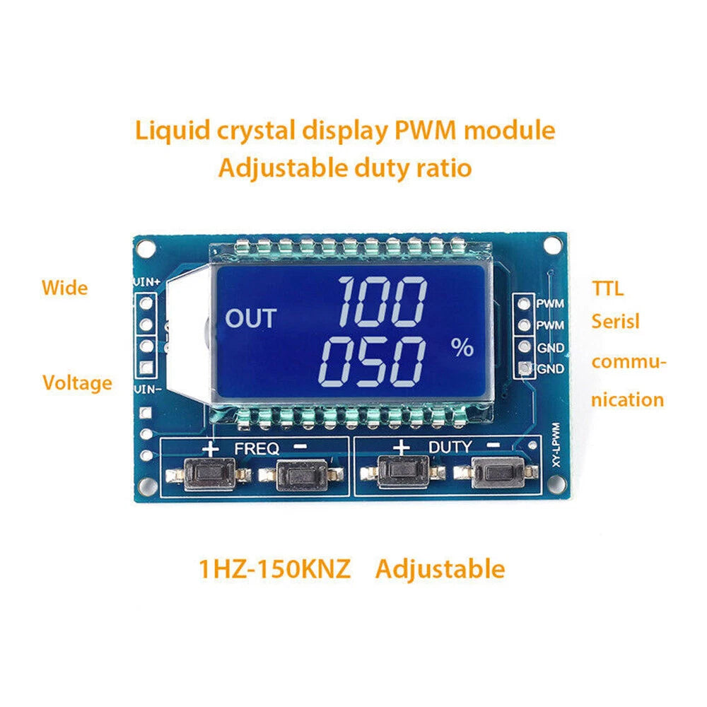 5X PWM Pulse Frequency Duty Cycle Signal Generator Module