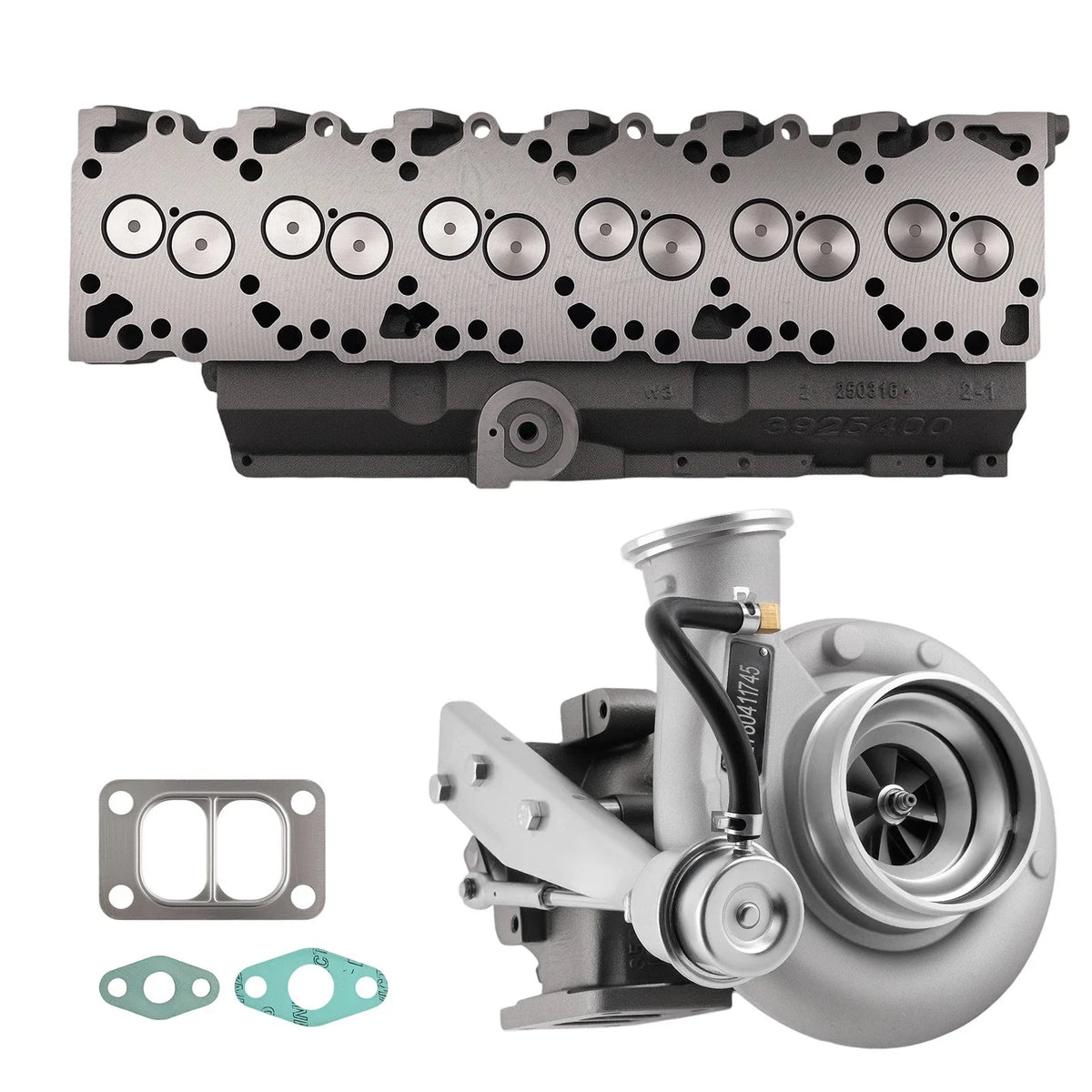 Cylinder Head Assembly & HX35W Turbo for Dodge Ram 2500 3500 (1998)