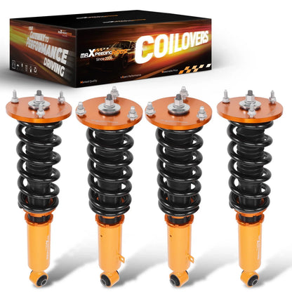 4Pcs Coilovers Suspension Lowering Kit for Toyota Supra 3.0 (1986–1992)