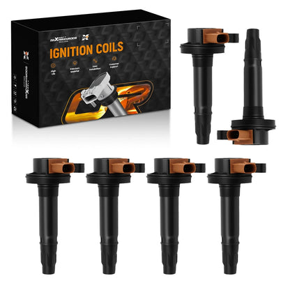 Set of 6 Ignition Coils for Ford Police Interceptor/Explorer 3.5L (2013–2017) DG549