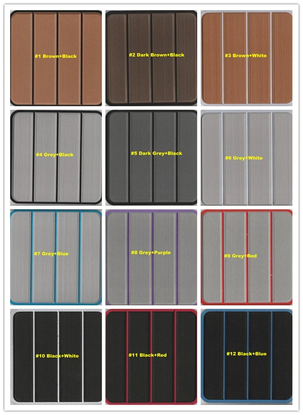EVA Faux Teak Deck Flooring Pad for Quick Silver 605 Open Swim Platform