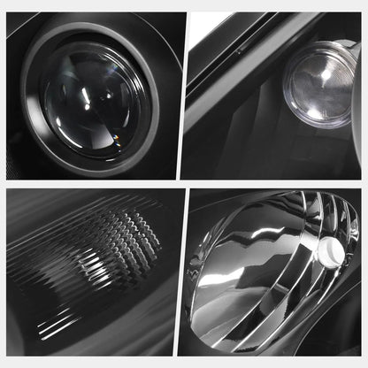 Projector Headlights for Lexus ES330 (2004–2006) - Black Housing, Clear Corner