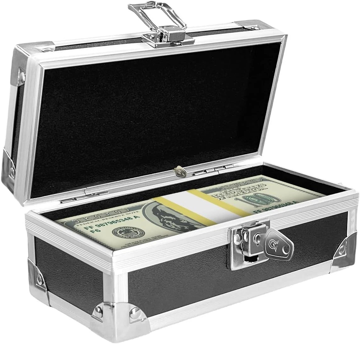 Lockable Cash Box for Money Storage Organizer