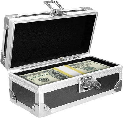 Lockable Cash Box for Money Storage Organizer