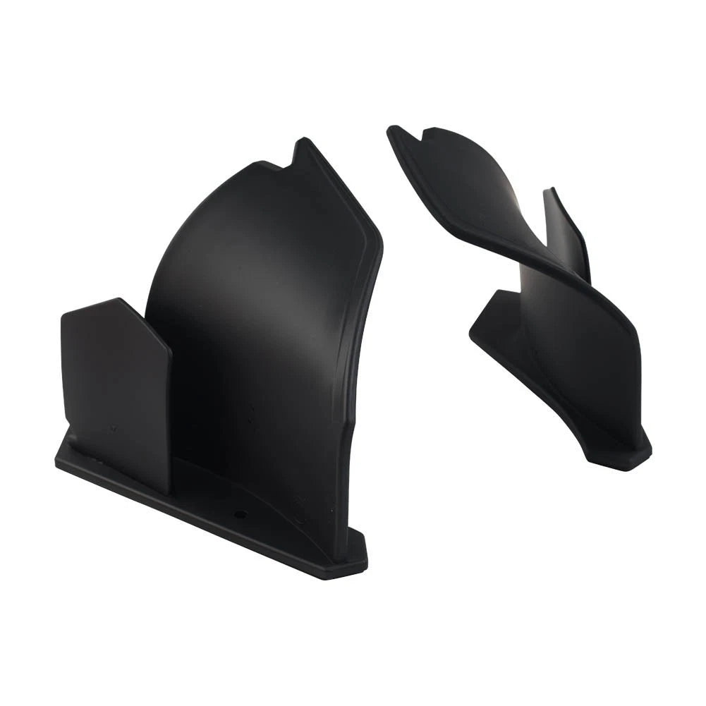 Matte Black Fixed Wing Spoiler Fairing Winglet Pair for BMW S1000RR (2009–2014)