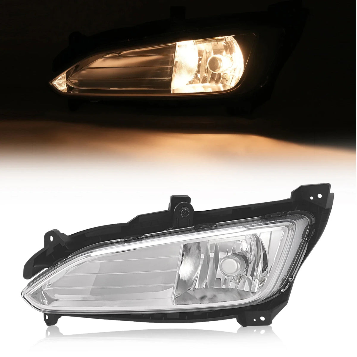 Chrome Front Fog Light Left Driver Side for Hyundai Santa Fe Sport (2013–2016)