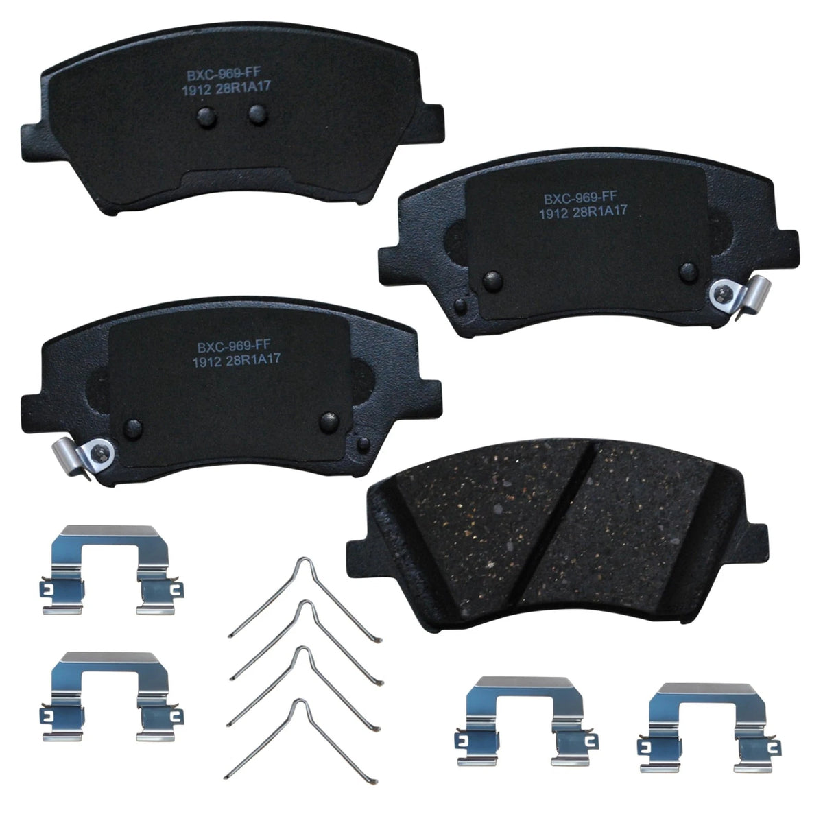Ceramic Front Brake Pads for Hyundai Elantra, Ioniq, Kia Niro (2017–2022)