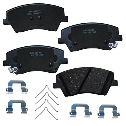 Ceramic Front Brake Pads for Hyundai Elantra, Ioniq, Kia Niro (2017–2022)