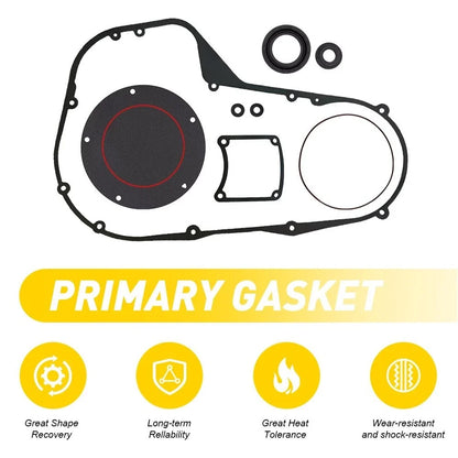 Clutch Primary Cover Gasket Kit for Harley-Davidson Road King (1999–2006) EPY