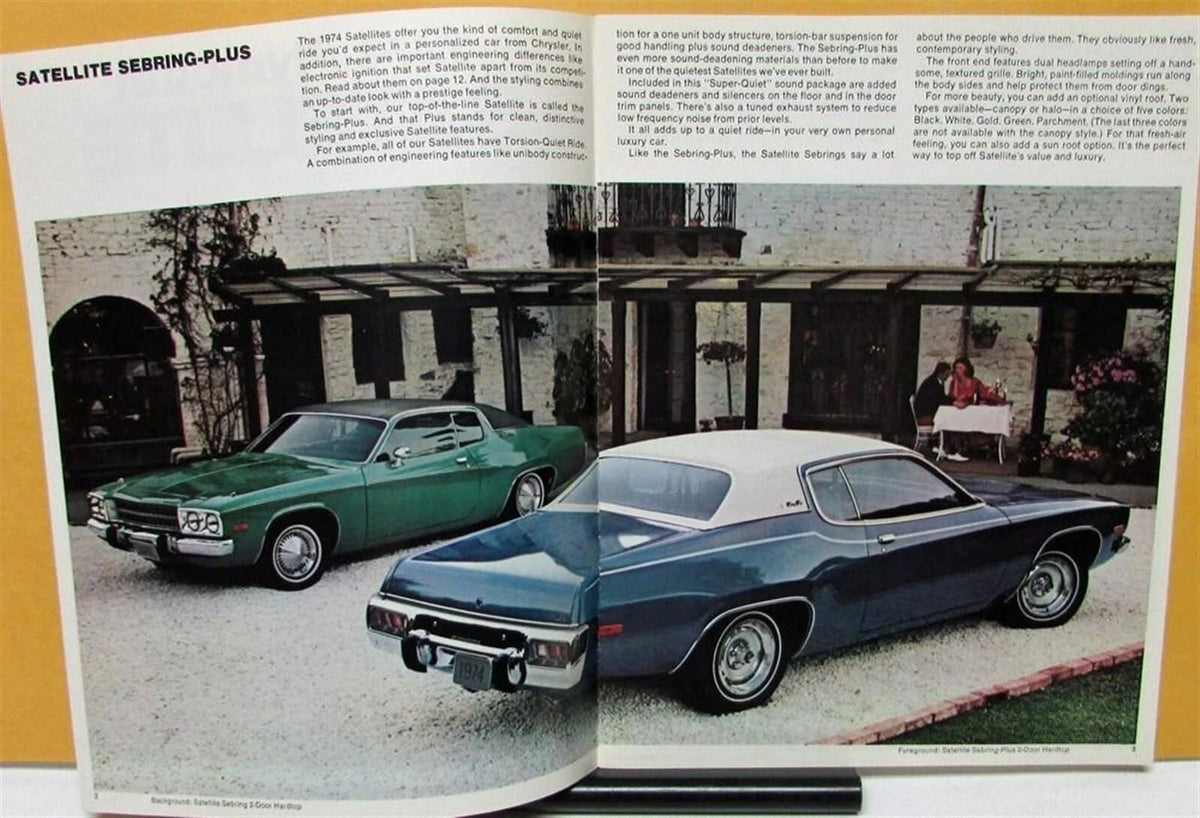 Sales Brochure for Plymouth Satellite Sebring Plus (1974)
