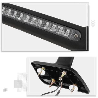 Sequential Chevron Arrow LED Hood Mirror for International Harvester RH613 (2018–2024)