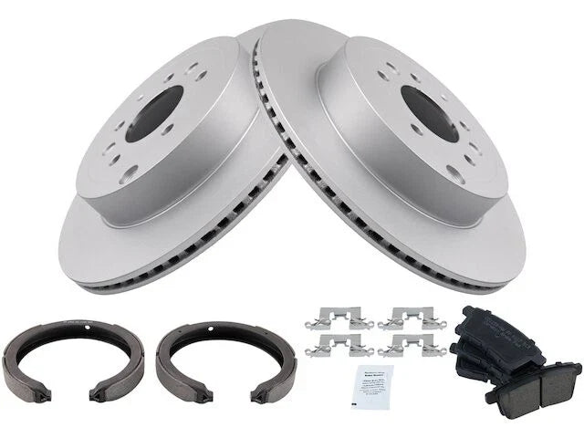 Rear Brake Pad Rotor and Parking Brake Kit for Mazda CX-9 (2007–2012) JJ648PY