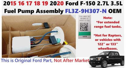 Fuel Pump Assembly FL3Z-9H307-N for Ford F150 (2015–2020) 2.7L 3.5L