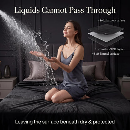 Waterproof Blanket for Bed 82" x 82" King Size